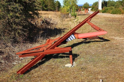 Weg der Hoffnung, work of art, memorial, food for thought, an art project of the Point Alpha