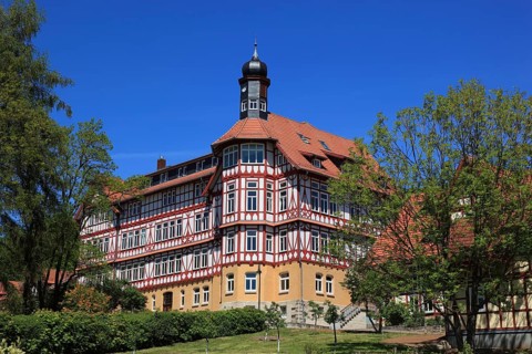 Hermann-Lietz-Schule Haubinda, district of Westhausen, Hildburghausen County, Thuringia, Germany,