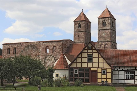 Premonstratensian Monastery of Saint Mary in Veßra, Hildburghausen County, Thuringia, Germany,