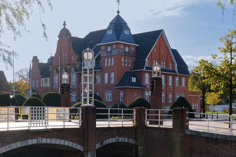 Town Hall, Papenburg, Emsland, Lower Saxony, Germany, Europe