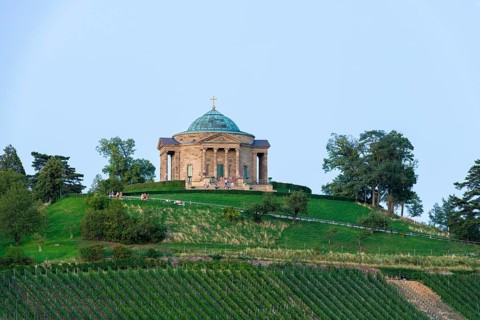 Burial chapel near Stuttgart-Rotenberg, Excursion destination, Baden-Württemberg, Germany, Europe