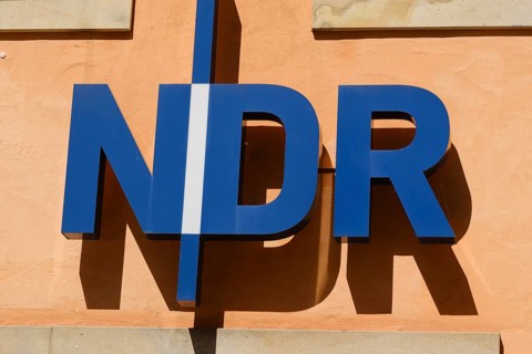 Typeface and logo NDR, Norddeutscher Rundfunk, Lower Saxony, Germany, Europe