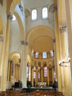 Clermont Ferrand. Romanesque church of Notre Dame du Port. Puy de Dome department. Auvergne Rhone