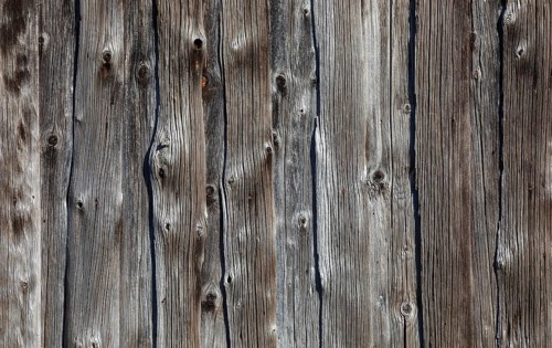 Old weathered wooden boards on a wooden wall, farmhouse, Upper Austria, Austria, Europe