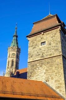 Urach Residence Palace and Collegiate Church of St. Amandus, Bad Urach, Swabian Alb,