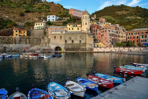 Church of Santa Margherita di Antiochia, Vernazza, Cinque Terre, Province of La Spezia, Liguria,