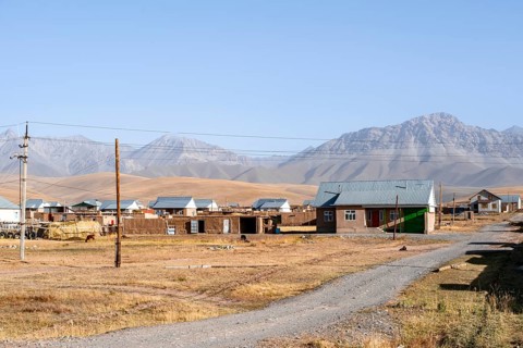 Sary Mogul village, high mountains, Alay district, Kyrgyzstan, Asia