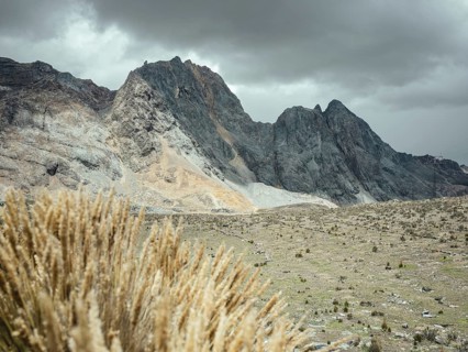 Landscape in the Andean highlands, Alto de Ticlio, Peru, South America
