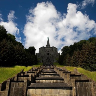 Bergpark Wilhelmshöhe, Hercules Building with the Great Cascades, UNESCO World Heritage Site,