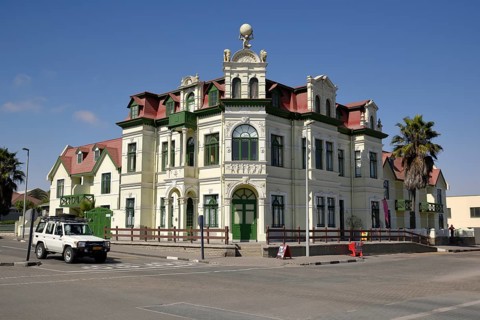 Hohenzollernhaus from 1906, Neo-Baroque, Swakopmund, Erongo region, Namibia, Africa
