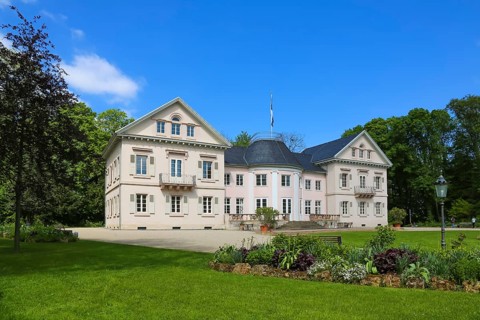 Villa Eugenia, last residence of the Princes of Hohenzollern-Hechingen, classicist central building