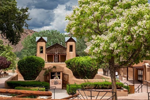 Chimayo, New Mexico, The Christ of Esquipulas Chapel at El Santuario de Chimayo, a Roman Catholic