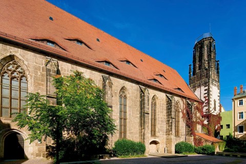 St Heinrich's monastery church of the former Dominican monastery. Pirna is a large district town
