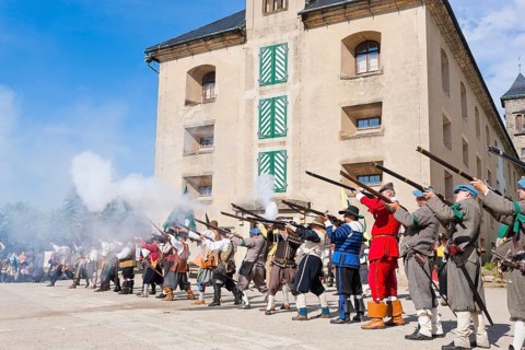 Königstein Fortress battle re-enactment