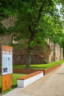 Nimbschen Monastery (Marienthron) is a former Cistercian abbey, located directly south of Grimma in