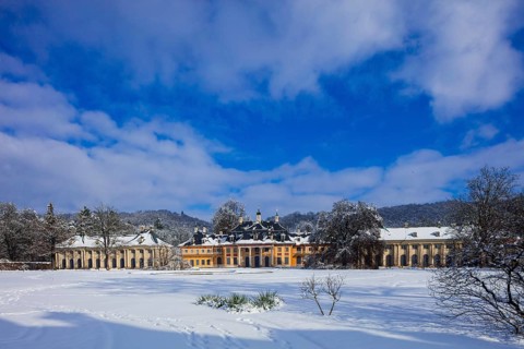 Pillnitz Palace & Park, in winter