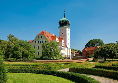 Delitzscher Barockgarten and Baroque Palace, Delitzsch, Saxony, Germany, Europe