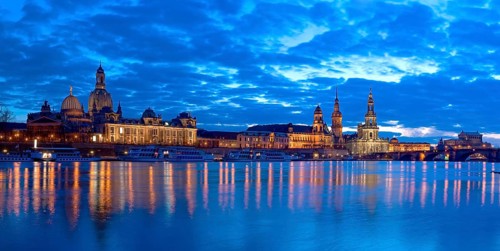 DEU Saxony Dresden Dresden Silhouette