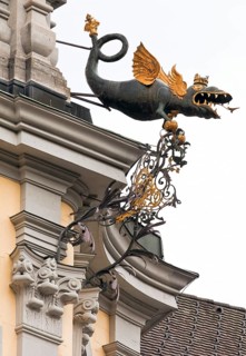 Detail at the Cathedral St Blasien Germany