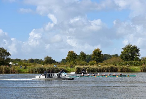 Rowing Eight, Rowing 8, German National Team at the Canal Cup on the Kiel Canal. Rowing competition