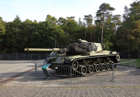 US camp, Point Alpha, memorial and meeting place on the road between Geisa (Thuringia) and Rasdorf