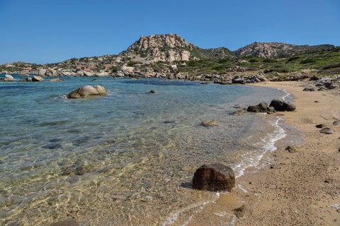 Bay, Cala Francese, La Maddalena Island, Province of Sassari, Gallura, Sardinia, Italy, Europe