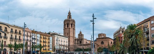 Miguelete Tower, Valencia Cathedral, Plaza de la Reina, Valencia, Spain, Europe