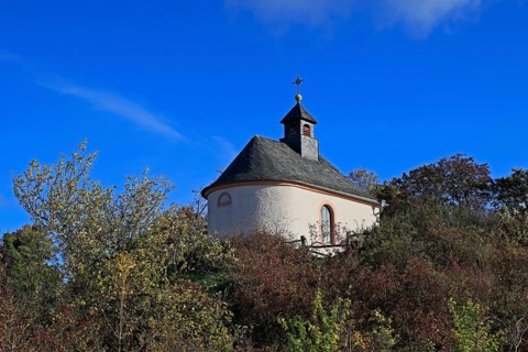 Kleiner Kalmit Chapel 2022 near Landau in der Pfalz, Southern Wine Route, Palatinate Forest,
