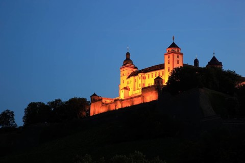 Marienberg Fortress, Würzburg, Lower Franconia, Bavaria, Germany, Europe