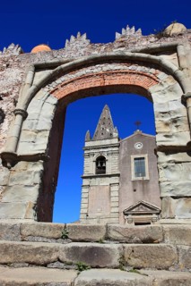Place Forza di Agro, Church of Sant Agostino, also called Triad, from the 16th century, Chiesa