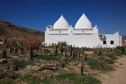 Arab Cemetery and Mausoleum of Sheikh Muhammad bin Ali al-Alawi, Mirbat, Oman, Asia
