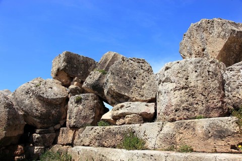 Selinunte, remains of the temples in the archaeological site of Selinunte, Trapani province,