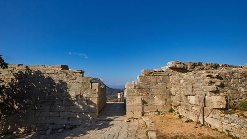 Evening light, Roman amphitheatre, Segesta, Ancient site, Archaeological site, Doric, Trapani