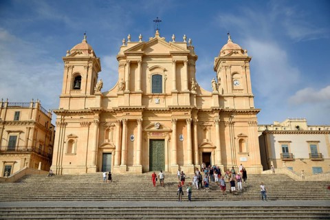 Basilica Minore di San Nicolò, Noto, Siracusa Province, Sicily, Italy, Europe