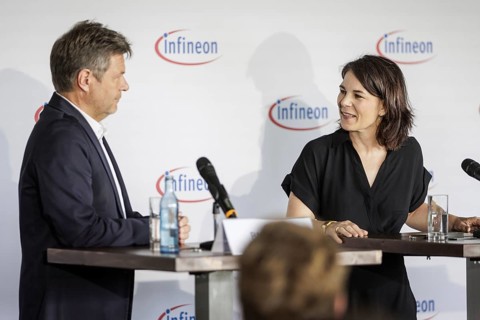 Annalena Bärbock (Bündnis 90 Die Grünen), Federal Minister for Foreign Affairs, recorded during a