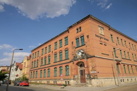 Georgenschule, primary school, Wilhelm-Wagner-Straße, Naumburg, Saxony-Anhalt, Germany, Europe