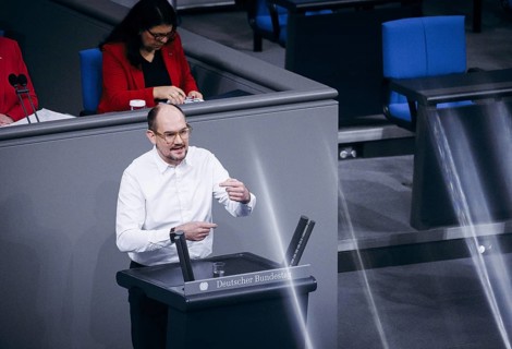 Janosch Dahmen, Buendnis 90 Die Gruenen, aufgenommen im Rahmen einer Rede zur 144. Sitzung des 20.