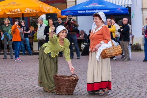 This year's Living Canaletto Picture was re-enacted on Friday, 25 April 2014, 3 pm for approx. 2