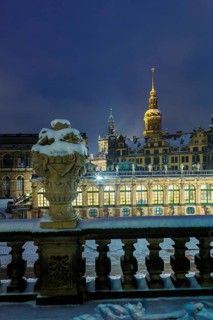 Dresden Zwinger in Winter
