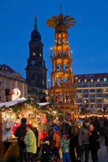 The Striezelmarkt, which has been held since 1434, is the oldest Christmas market in Germany and