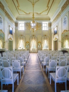 Baroque Rammenau Castle, Rammenau Castle in Rammenau near Bischofswerda in the district of Bautzen