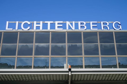 Station Lichtenberg, Weitlingstraße, Lichtenberg, Berlin, Germany, Europe