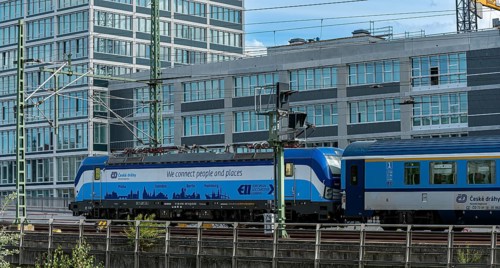 Regional and long-distance trains of Deutsche Bahn, Berlin-Moabit, Europacity, Germany, Europe