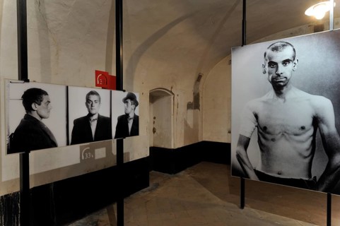 Pictures of political prisoners at Fort Breendonk, Belgium, Europe