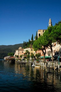 Morcote, Lake Lugano, Lake Lugano, Ticino, Switzerland, Europe
