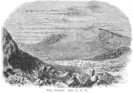 Mount Sarazim, God, Ebal, City, People, Bible, Old Testament, Book 5 of Moses, Chapter 11, Verse 29