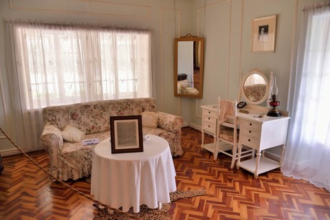 Bedroom of Karen Blixen, Karen Blixen Museum, Karen, Nairobi, Kenya, Africa
