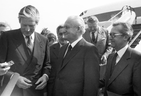 The Krupp concern used the visit of the important GDR politician, Guenter Mittag, to Bonn for talks