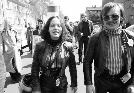 In the municipal election campaign, members and supporters of the German Communist Party (DKP)
