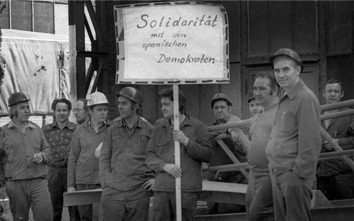 The Franco dictatorship's persecution of Spanish democrats prompted workers and youth in